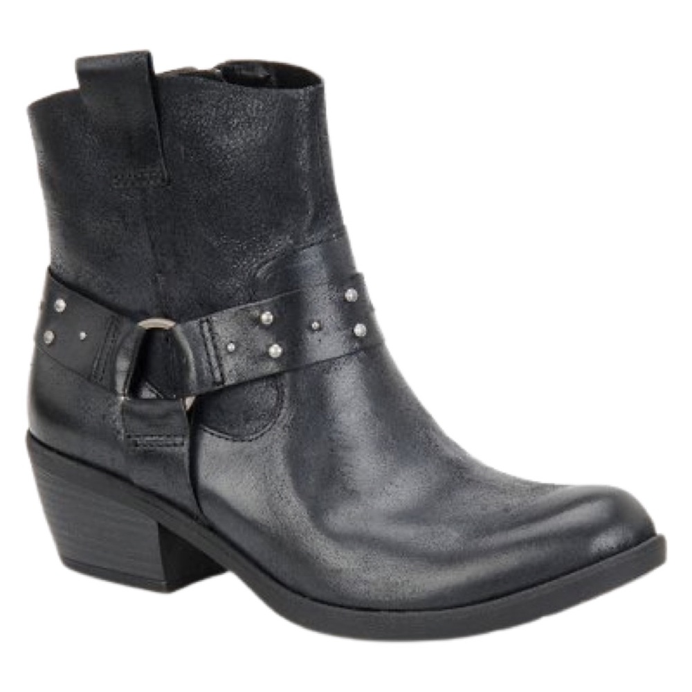 Korks by Kork-Ease Women’s Cassandra Leather In Black Bootie Size: 7.5